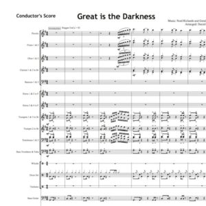 Great is the darkness - Score