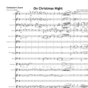 On Christmas Night - Orchestral Set