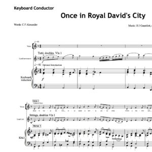 Once in Royal David's City - Worship Set