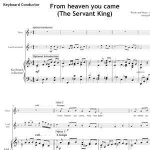 From heaven you came - Worship Set