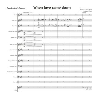 When love came down - Orchestration