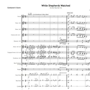 While Shepherds Watched - Orchestral Set