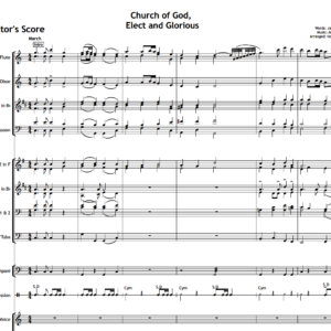 Church of God, Elect and Glorious - Orchestral Set